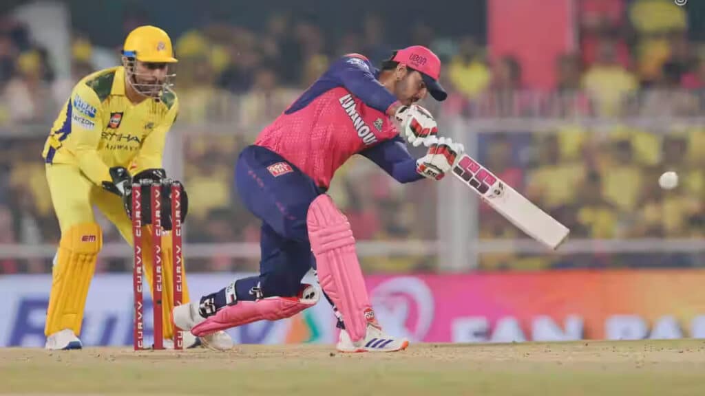 রাজস্থানের হয়ে সর্বোচ্চ রান এসেছে নিতিশ রানার ব্যাটে